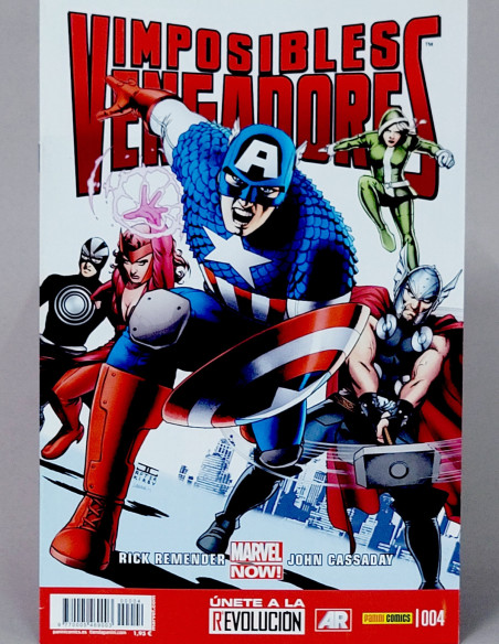 CÓMIC IMPOSIBLES VENGADORES 4 PANINI MARVEL GRAPA DE KIOSCO