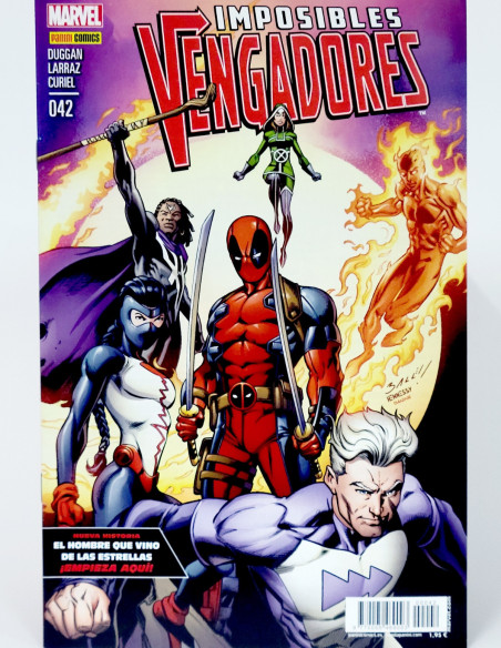 CÓMIC IMPOSIBLES VENGADORES 42 PANINI MARVEL GRAPA DE KIOSCO