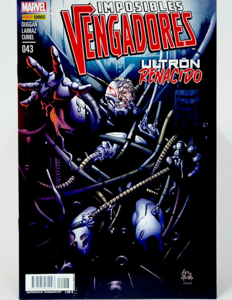 CÓMIC IMPOSIBLES VENGADORES 43 ULTRON RENACIDO PANINI MARVEL GRAPA DE KIOSCO