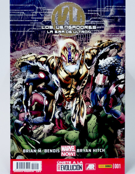 CÓMIC LOS VENGADORES LA ERA DE ULTRON 1 PANINI MARVEL GRAPA DE KIOSCO