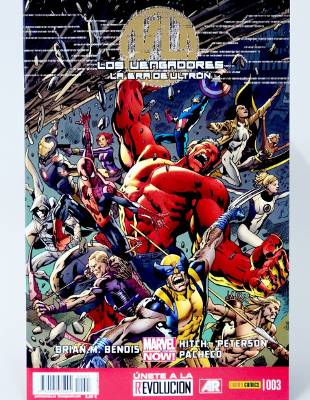CÓMIC LOS VENGADORES LA ERA DE ULTRON 3 PANINI MARVEL GRAPA DE KIOSCO