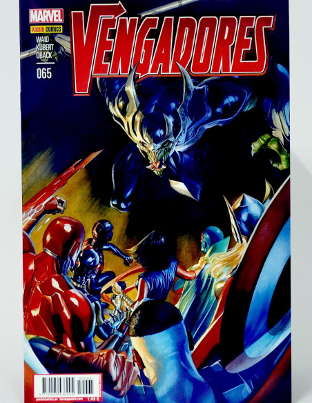 CÓMIC LOS VENGADORES 65 PANINI MARVEL GRAPA DE KIOSCO