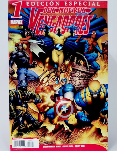 CÓMIC LOS NUEVOS VENGADORES 1 VOL.1 EDICION ESPECIAL PANINI MARVEL VOLUMEN GRAPA DE KIOSCO