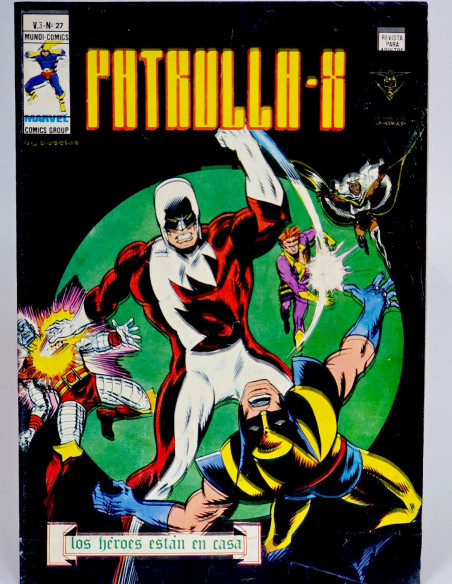 CÓMIC LA PATRULLA X 27 LOS HÉROES ESTÁN EN CASA VOL.3 VERTICE MARVEL VOLUMEN NORMAL/BUEN ESTADO