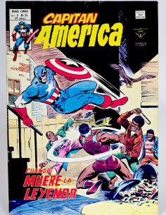 CÓMIC CAPITÁN AMÉRICA 35 CUANDO MUERE LA LEYENDA VOL.3...