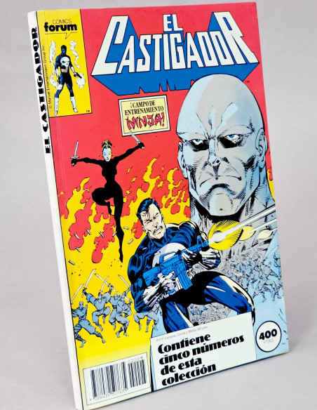 CÓMIC EL CASTIGADOR 21 AL 25 RETAPADO FORUM MARVEL PUNISHER DE KIOSCO ESTADO