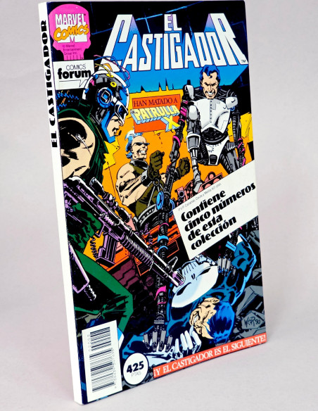 CÓMIC EL CASTIGADOR 36 AL 40 RETAPADO FORUM MARVEL PUNISHER DE KIOSCO ESTADO
