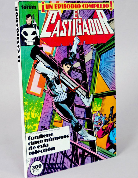 CÓMIC EL CASTIGADOR 1 AL 5 RETAPADO FORUM MARVEL PUNISHER EXCELENTE ESTADO