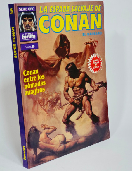 CÓMIC SUPER CONAN 15 LA ESPADA SALVAJE DE CONAN TAPA DURA FORUM MARVEL DE KIOSCO