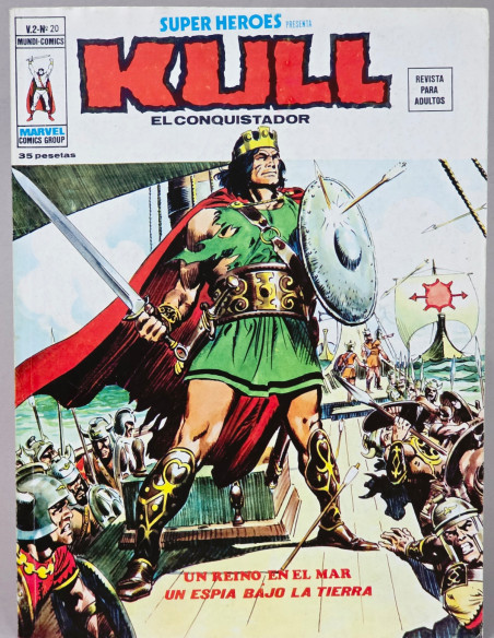 CÓMIC SUPER HÉROES 20 KULL VOL.2 VERTICE MARVEL VOLUMEN EXCELENTE ESTADO