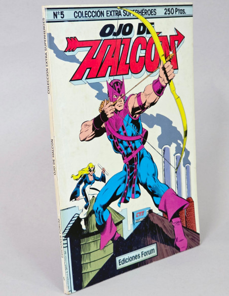 CÓMIC COLECCIÓN EXTRA SUPERHÉROES 5 OJO DE HALCÓN FORUM MARVEL MUY BUEN ESTADO