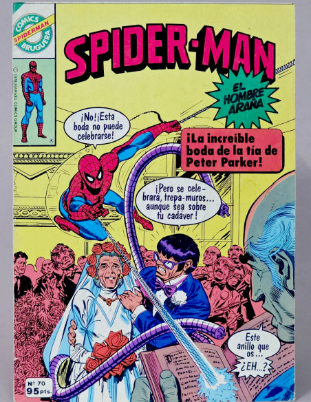 CÓMIC SPIDER-MAN 70 (SPIDERMAN) EDITORIAL BRUGUERA MARVEL NORMAL/BUEN ESTADO