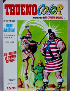 CÓMIC SUPER AVENTURAS DE EL CAPITÁN TRUENO 41 COLOR 1799...