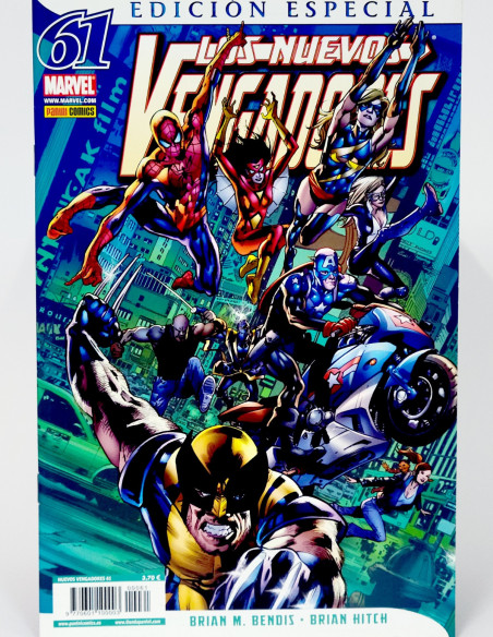 CÓMIC LOS NUEVOS VENGADORES 61 VOL.1 EDICION ESPECIAL PANINI MARVEL VOLUMEN GRAPA DE KIOSCO