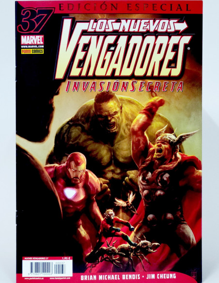 CÓMIC LOS NUEVOS VENGADORES 37 VOL.1 EDICION ESPECIAL PANINI MARVEL VOLUMEN GRAPA DE KIOSCO