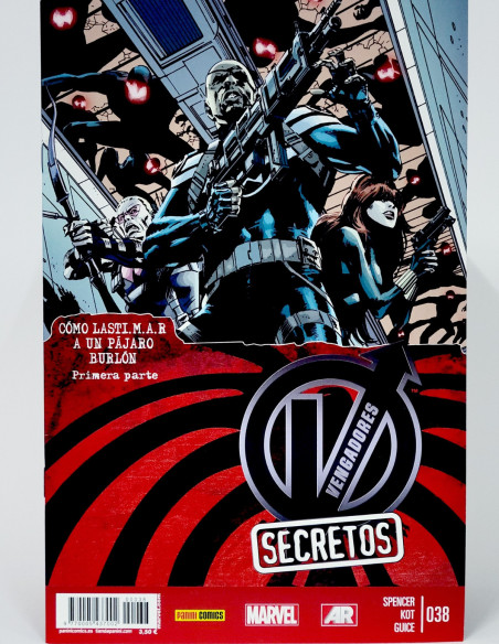 CÓMIC VENGADORES SECRETOS 38 COMO LASTIMAR A UN PÁJARO BURLON PANINI MARVEL GRAPA DE KIOSCO