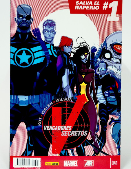 CÓMIC VENGADORES SECRETOS 41 SALVA EL IMPERIO PANINI MARVEL GRAPA DE KIOSCO