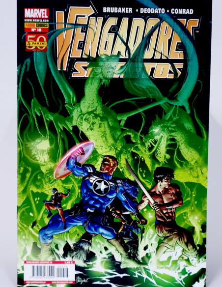 CÓMIC VENGADORES SECRETOS 10 EDICION ESPECIAL PANINI MARVEL GRAPA DE KIOSCO