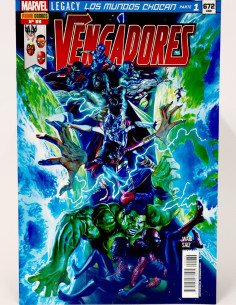 CÓMIC VENGADORES 89 LEGACY LOS MUNDOS CHOCAN PANINI...