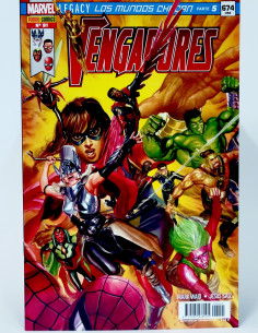 CÓMIC VENGADORES 91 LEGACY LOS MUNDOS CHOCAN PANINI...
