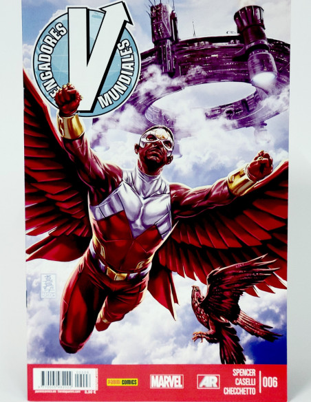 CÓMIC VENGADORES MUNDIALES 6 PANINI MARVEL GRAPA DE KIOSCO