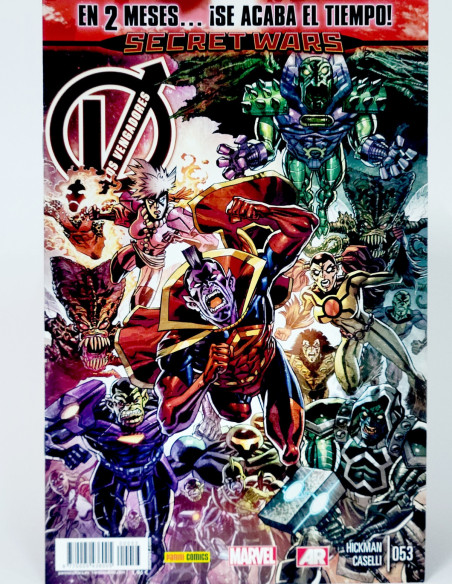 CÓMIC LOS VENGADORES 53 SECRET WARS PANINI MARVEL GRAPA DE KIOSCO