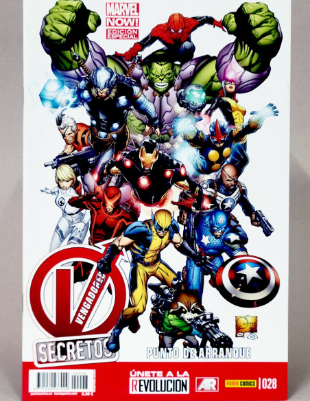 CÓMIC VENGADORES SECRETOS 28 PANINI MARVEL GRAPA DE KIOSCO