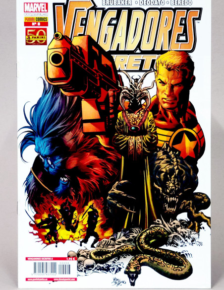 CÓMIC VENGADORES SECRETOS 8 PANINI MARVEL GRAPA DE KIOSCO