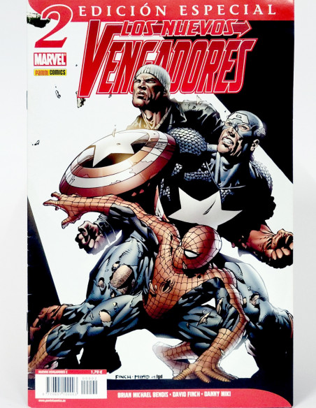 CÓMIC LOS NUEVOS VENGADORES 2 EDICIÓN ESPECIAL PANINI MARVEL GRAPA DE KIOSCO