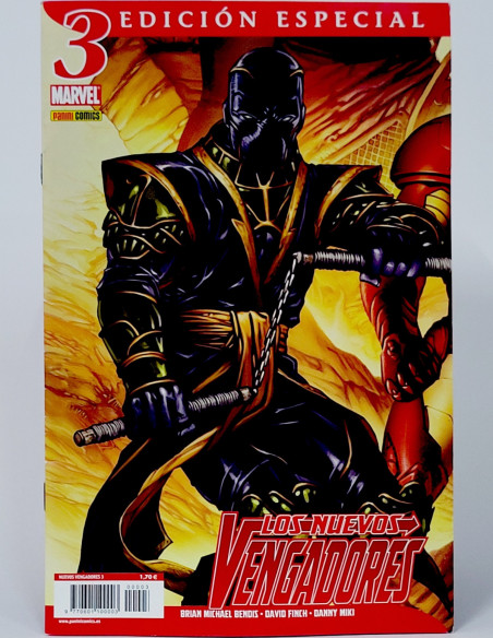 CÓMIC LOS NUEVOS VENGADORES 3 EDICIÓN ESPECIAL PANINI MARVEL GRAPA DE KIOSCO
