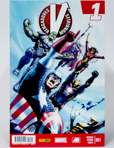 CÓMIC VENGADORES MUNDIALES 1 PANINI MARVEL GRAPA DE KIOSCO