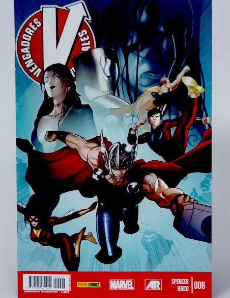CÓMIC VENGADORES MUNDIALES 8 PANINI MARVEL GRAPA DE KIOSCO