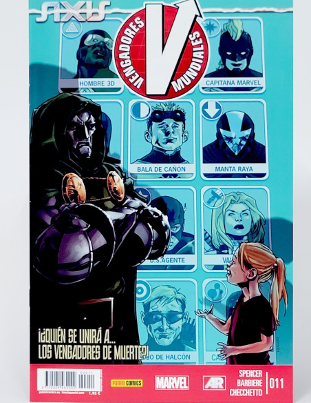 CÓMIC VENGADORES MUNDIALES 11 PANINI MARVEL GRAPA DE KIOSCO