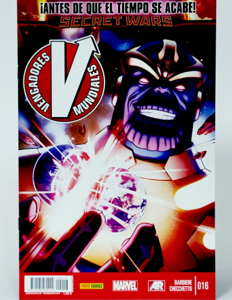 CÓMIC VENGADORES MUNDIALES 16 PANINI MARVEL GRAPA DE KIOSCO