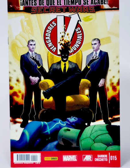 CÓMIC VENGADORES MUNDIALES 15 PANINI MARVEL GRAPA DE KIOSCO