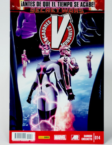 CÓMIC VENGADORES MUNDIALES 14 PANINI MARVEL GRAPA DE KIOSCO