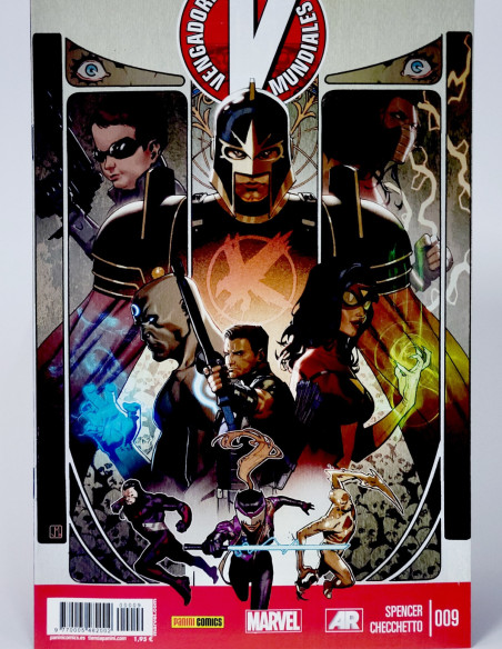 CÓMIC VENGADORES MUNDIALES 9 PANINI MARVEL GRAPA DE KIOSCO