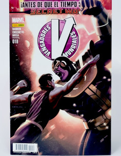 CÓMIC VENGADORES MUNDIALES 18 PANINI MARVEL GRAPA DE KIOSCO