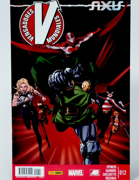 CÓMIC VENGADORES MUNDIALES 12 PANINI MARVEL GRAPA DE KIOSCO
