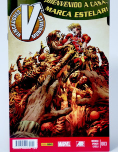 CÓMIC VENGADORES MUNDIALES 3 PANINI MARVEL GRAPA DE KIOSCO