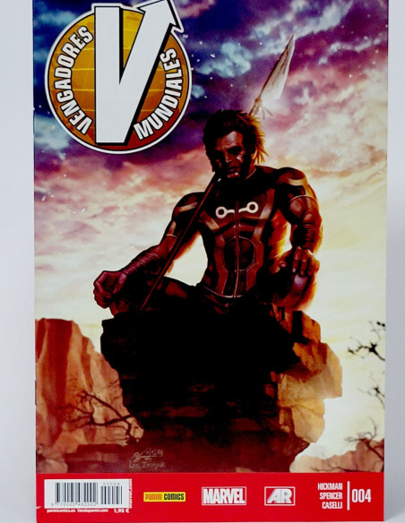 CÓMIC VENGADORES MUNDIALES 4 PANINI MARVEL GRAPA DE KIOSCO