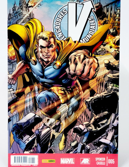CÓMIC VENGADORES MUNDIALES 5 PANINI MARVEL GRAPA DE KIOSCO