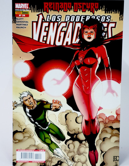 CÓMIC LOS PODEROSOS VENGADORES 24 REINADO OSCURO PANINI MARVEL GRAPA DE KIOSCO
