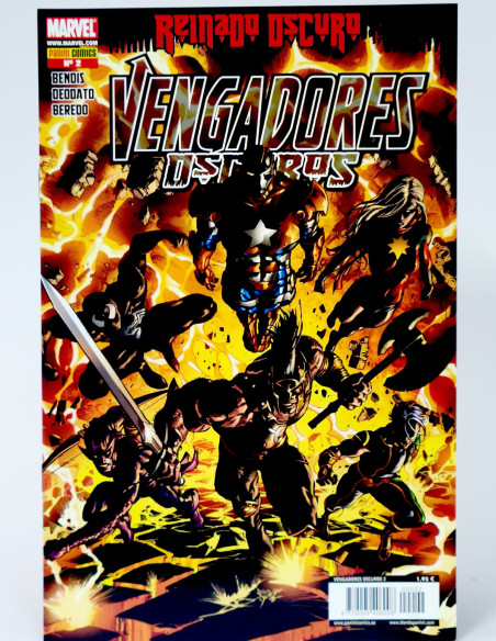 CÓMIC VENGADORES OSCUROS 2 REINADO OSCURO PANINI MARVEL GRAPA DE KIOSCO