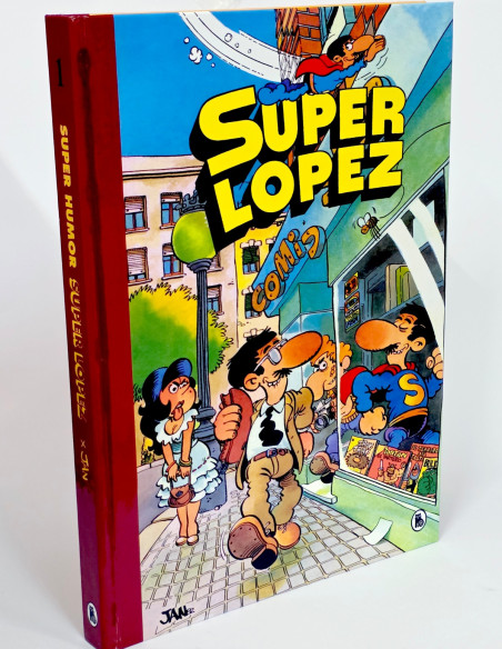 CÓMIC SUPER LÓPEZ 1 HUMOR JAN BRUGUERA CLÁSICA PENGUIN PRIMERA EDICIÓN EXCELENTE ESTADO