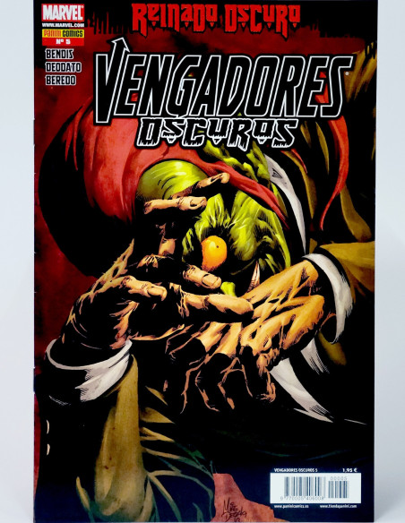 CÓMIC VENGADORES OSCUROS 5 REINADO OSCURO PANINI MARVEL GRAPA DE KIOSCO