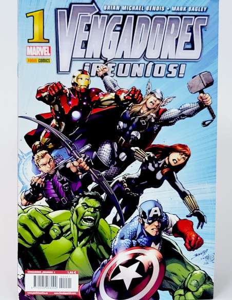 CÓMIC VENGADORES REUNIOS 1 PANINI MARVEL GRAPA DE KIOSCO