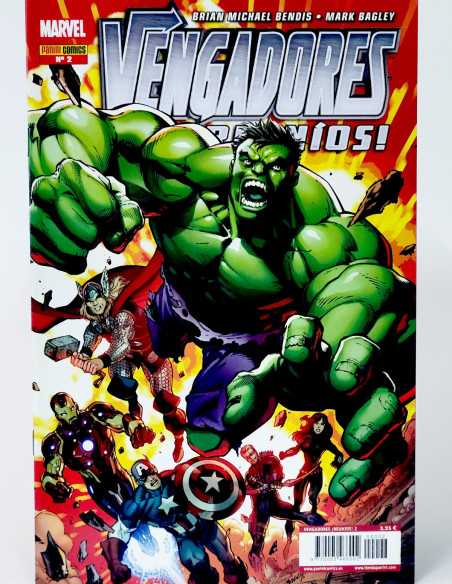 CÓMIC VENGADORES REUNIOS 2 PANINI MARVEL GRAPA DE KIOSCO
