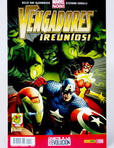 CÓMIC VENGADORES REUNIOS 6 PANINI MARVEL GRAPA DE KIOSCO