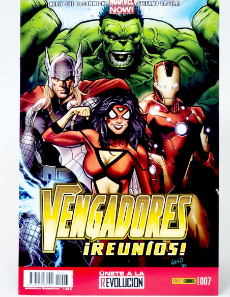 CÓMIC VENGADORES REUNIOS 7 PANINI MARVEL GRAPA DE KIOSCO